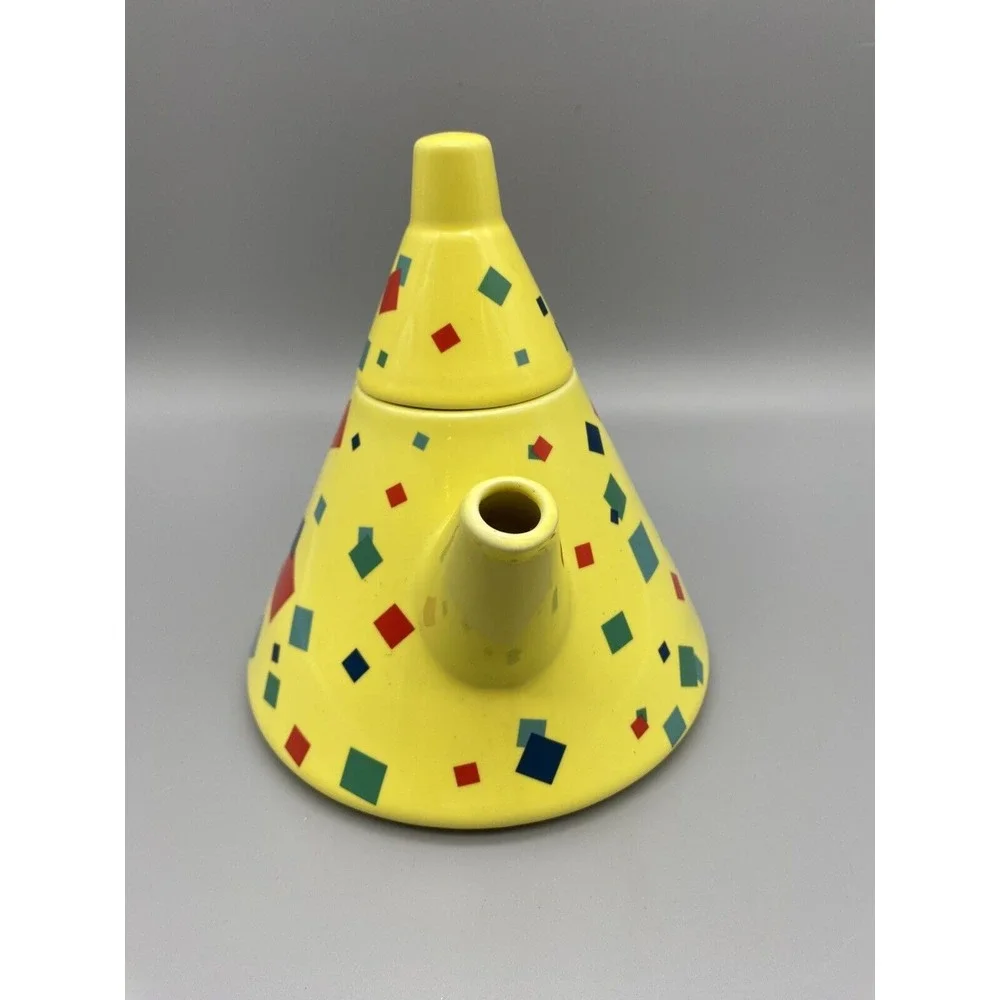 Toscany Collection Memphis Mid Century Postmodern Teapot‎ Made in Japan RARE